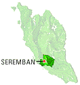 Malaysia Map. Negeri Sembilan