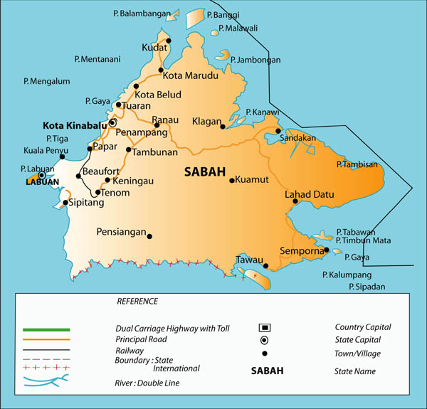Tours and Travel information for the State of Sabah, Malaysia