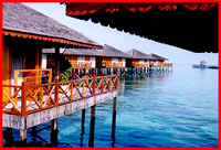 Bajau styled Water Cottages